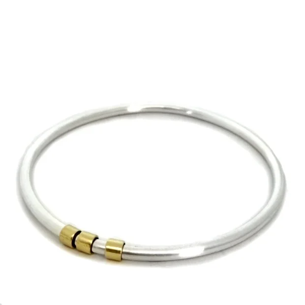 アクセサリー Nothing And Others Sidehole Bangle C42210008 | Sidehole Bangle | Color:Silver【NOTHING AND